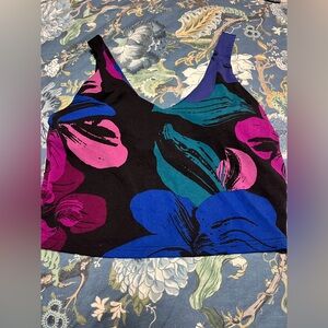 Pop Fit Women’s Crop Tank Bra Workout Gym Running 4XL